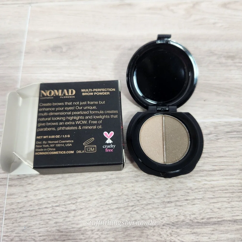 New In Box - Nomad Cosmetics Firenze‎ Brunetta Brillante Brow Powder